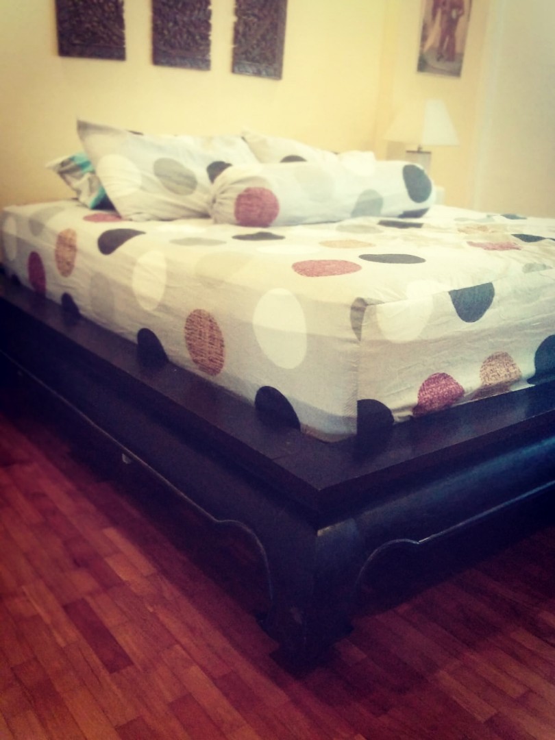 Get the best deals on solid wood beds and bed frames. carousell