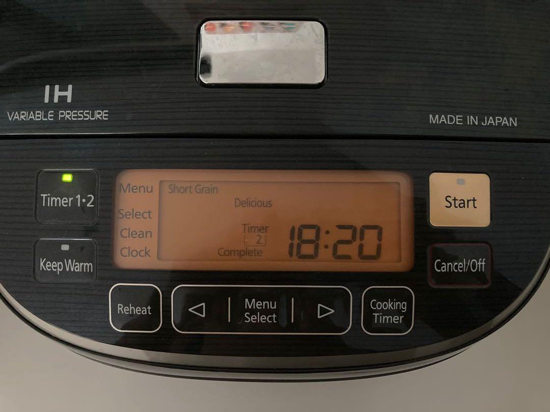 Panasonic IH rice cooker for Max 10cups, TV & Home Appliances, Kitchen