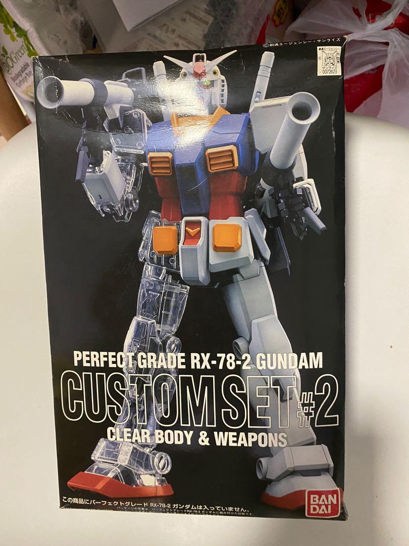 Pg Clear Body And Weapon Set For Rx 78 2 Gundam Perfect Grade Toys Games Bricks Figurines On Carousell