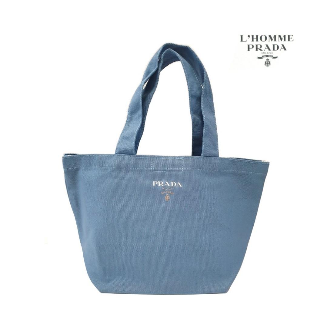 PRADA L'HOMME BLUE PERFUME TOTE BAG, Women's Fashion, Bags & Wallets, Tote  Bags on Carousell
