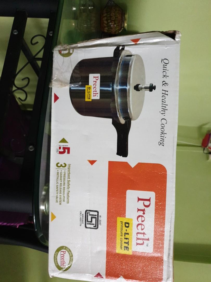 Preeth pressure cooker TV Home Appliances Kitchen Appliances Cookers on Carousell