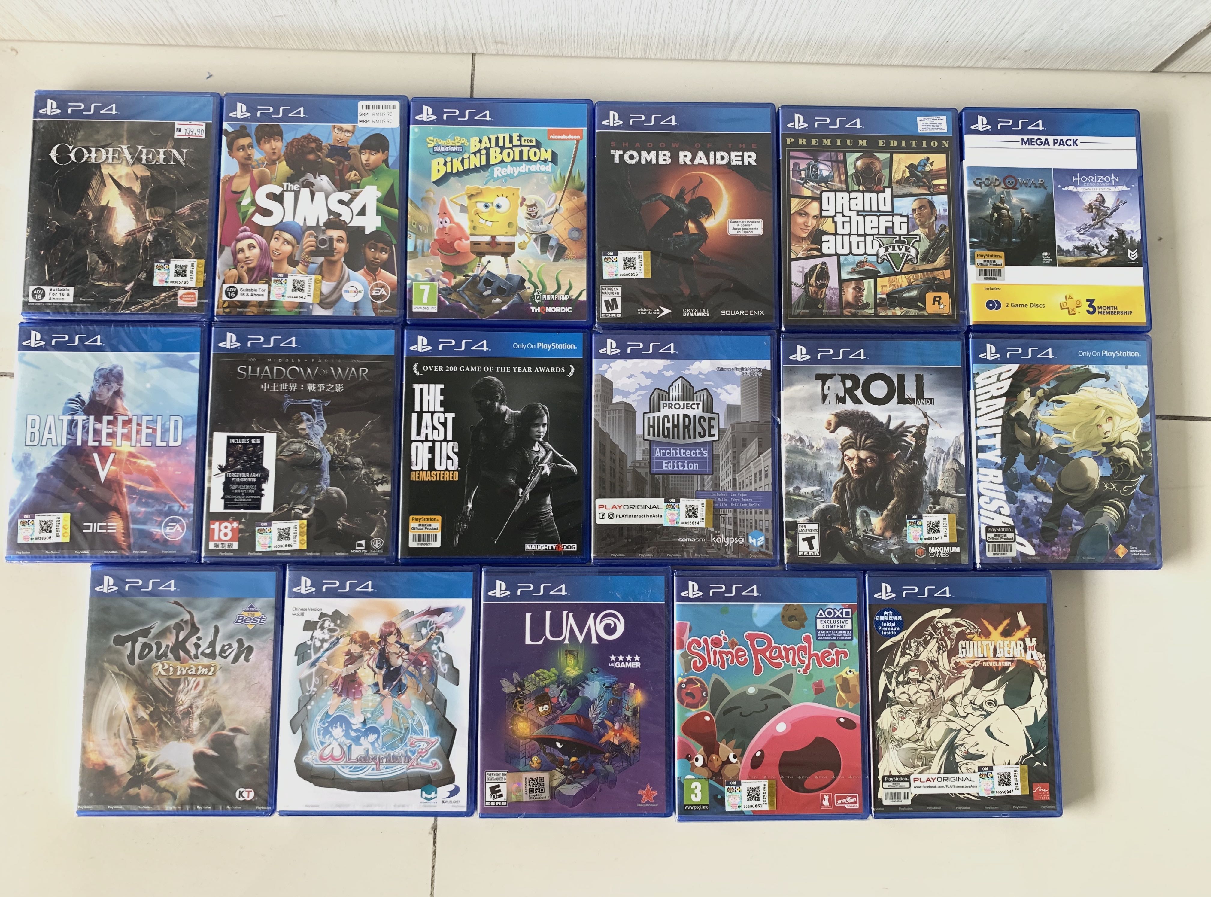 Ps4 outlet games 2020