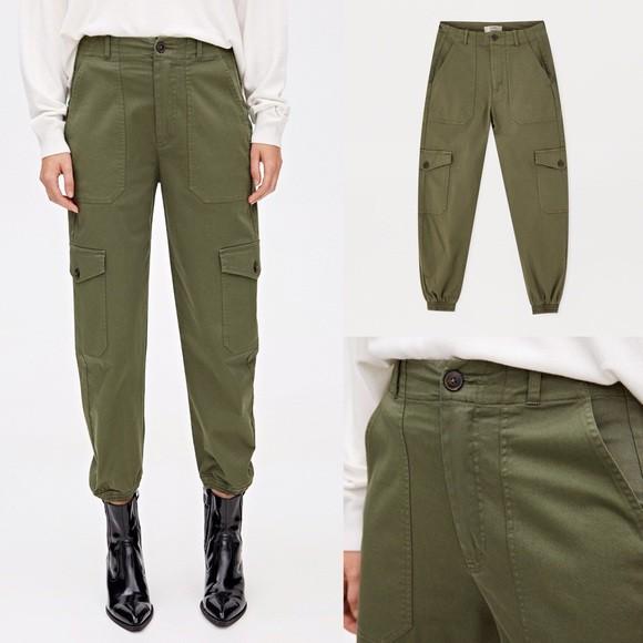 Pull \u0026Bear Cargo Utility Pants., Fesyen 
