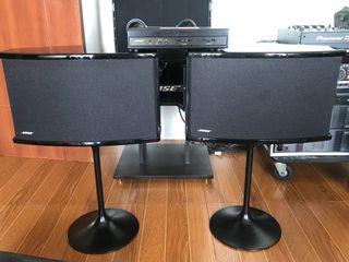 Rare BOSE 901 VI Piano Black w/ Active Eq and Original Bose Tulip Stands