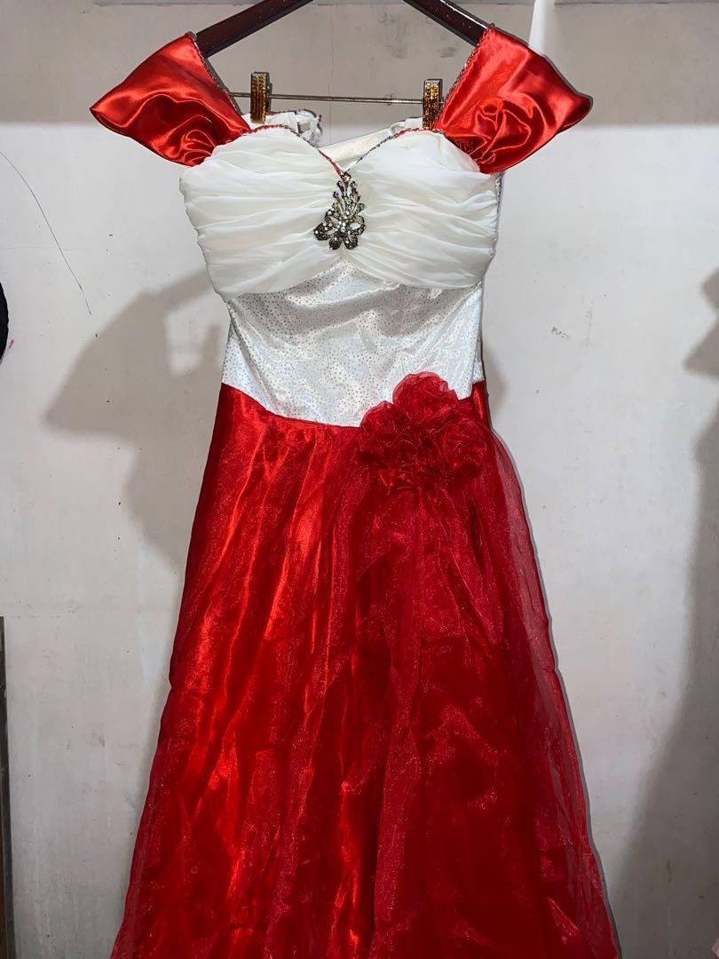 Deep-Red Cinderella Dress - Malimu Kids