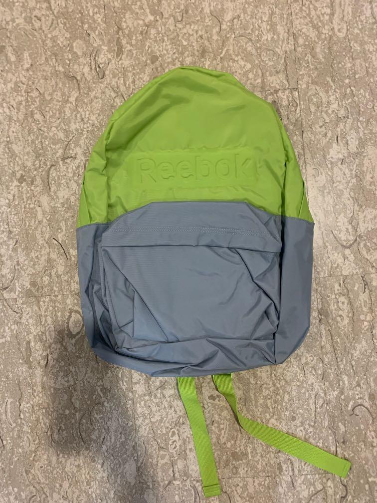 reebok green bag