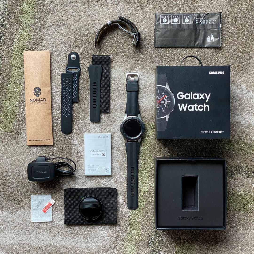 Galaxy watch smartwatch 46mm stainless steel best sale