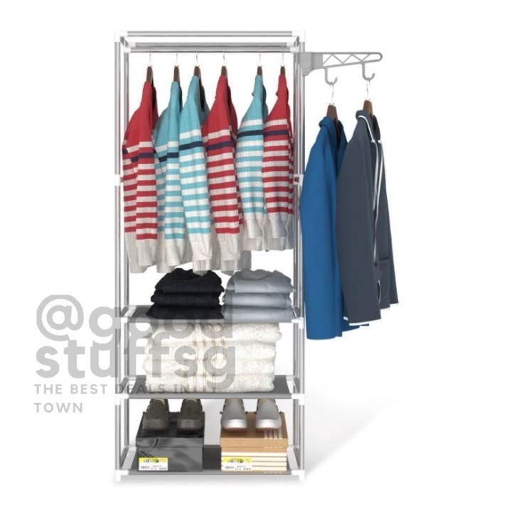 [SG SELLER] Clothes RACK MUTI-PURPOSE, Furniture & Home Living ...