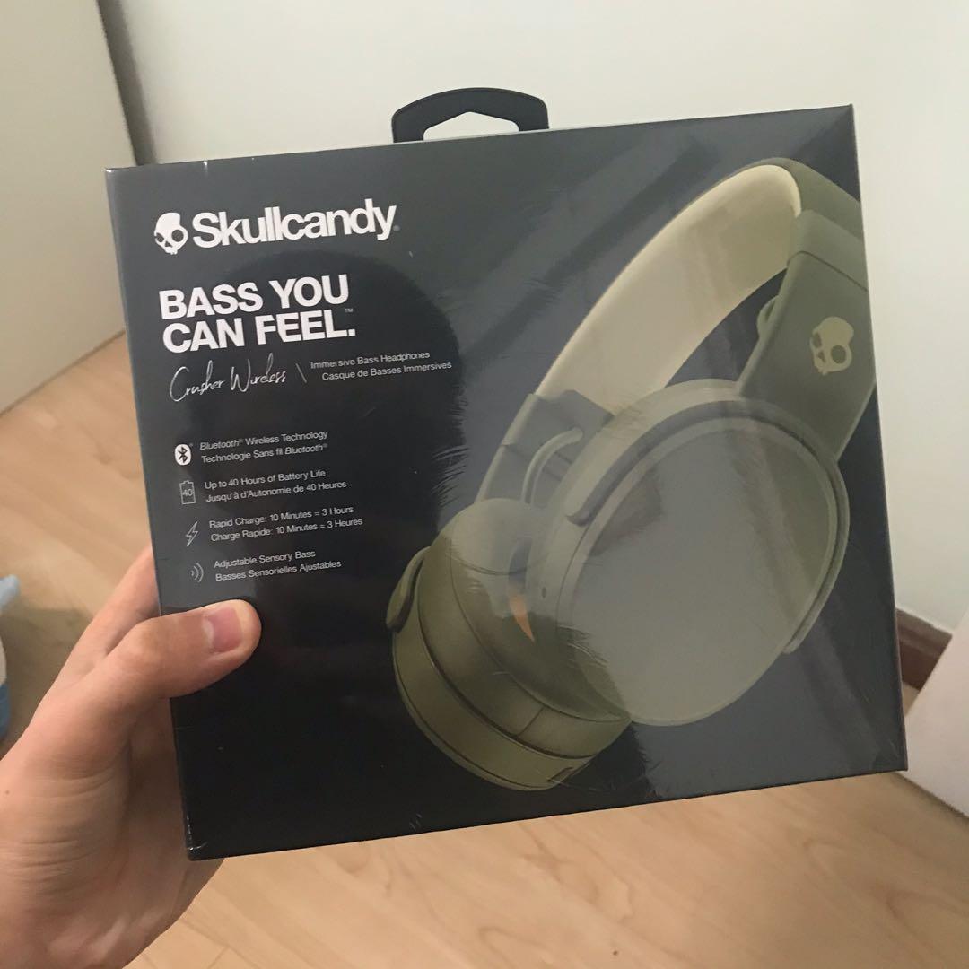 skullcandy crusher green
