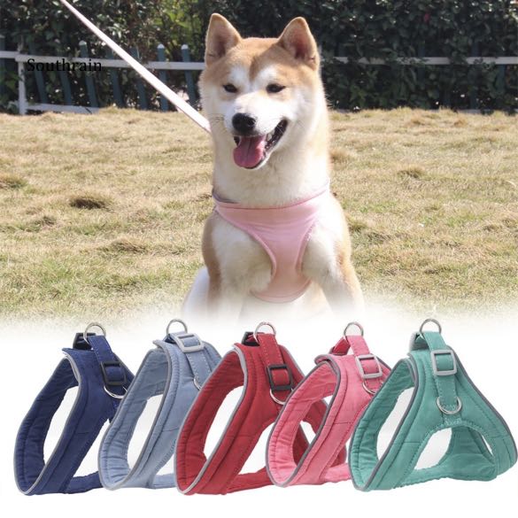 plush dog harness