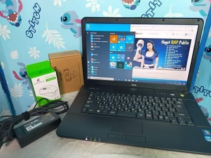SUPER SALE LAPTOP ❗ ❗ ❗ (Category: Laptops & Notebooks) located in Quezon City. Submitted by momsha (Listing ID 1046603814, Image 1). Description: NEC * Size: 15.6" * Intel Corei3 * 2nd Generation * Ram 4GB DDR3 * HARD DRIVE: 250GB *1hr battery life *Windows10 Installed already CONNECTION PORT: ☑5 USB ports ☑ VGA FAST AND VERY SMOOTH! ALL GOOD RUNNING CONDITION!!! FULLY TESTED!!! 3Months Warranty Replacement ORDER NOW! AND GET EXCITING FREEBIES ✅
