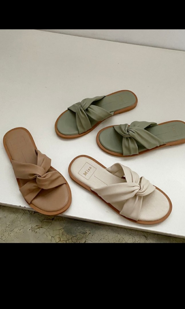 Twisted Knot sandals Women s Fashion Footwear Sandals on Carousell