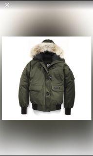 Unisex Authentic Canada Goose Bomber (Army Green)