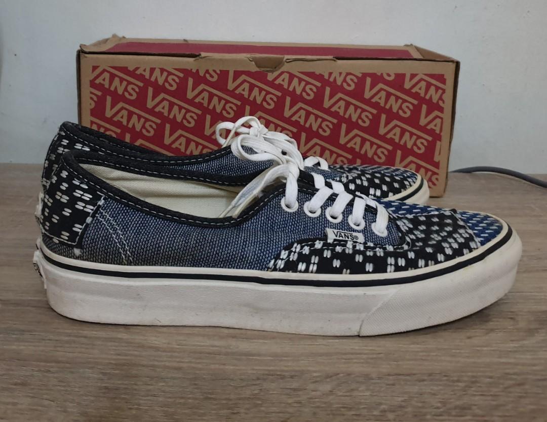 Vans authentic denim on sale patchwork