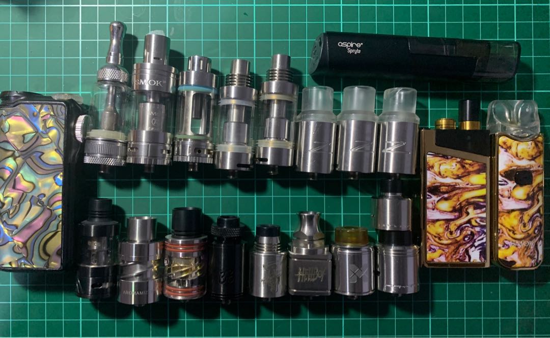 Vape 2nd hand dripper tank mod, TV & Home Appliances, TV