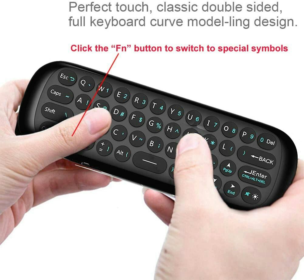 WeChip SMART Remote Control 2.4G Wireless Keyboard Multifunctional Smart TV Remote Control for Nvidia Shield/Android TV Box/PC/Projector/HTPC/TV (Category: Entertainment Systems & Smart Home Devices) located in Manila. Submitted by emil_online_shop (Listing ID 1046581638, Image 3). Description: WeChip Smart Remote Control 2.4G Wireless Keyboard Multifunctional Smart TV Remote Control for Nvidia Shield/Android TV Box/PC/Projector/HTPC/TV PLUG AND 