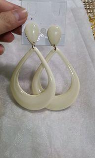 White Dangling Earrings