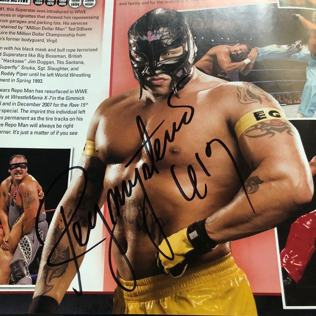 Rey Mysterio Signed Wwe Encyclopedia 1st Edition Hobbies Toys Books Magazines Fiction Non Fiction On Carousell