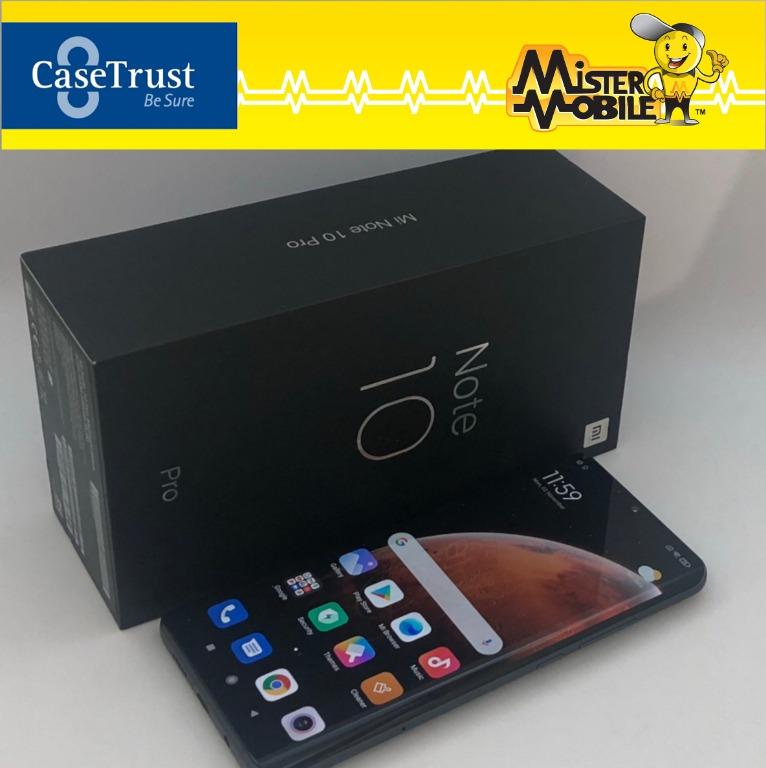 Xiaomi Mi Note 10 Pro 256 256gb Black Local Used Mobile Phones Tablets Android Phones Xiaomi On Carousell