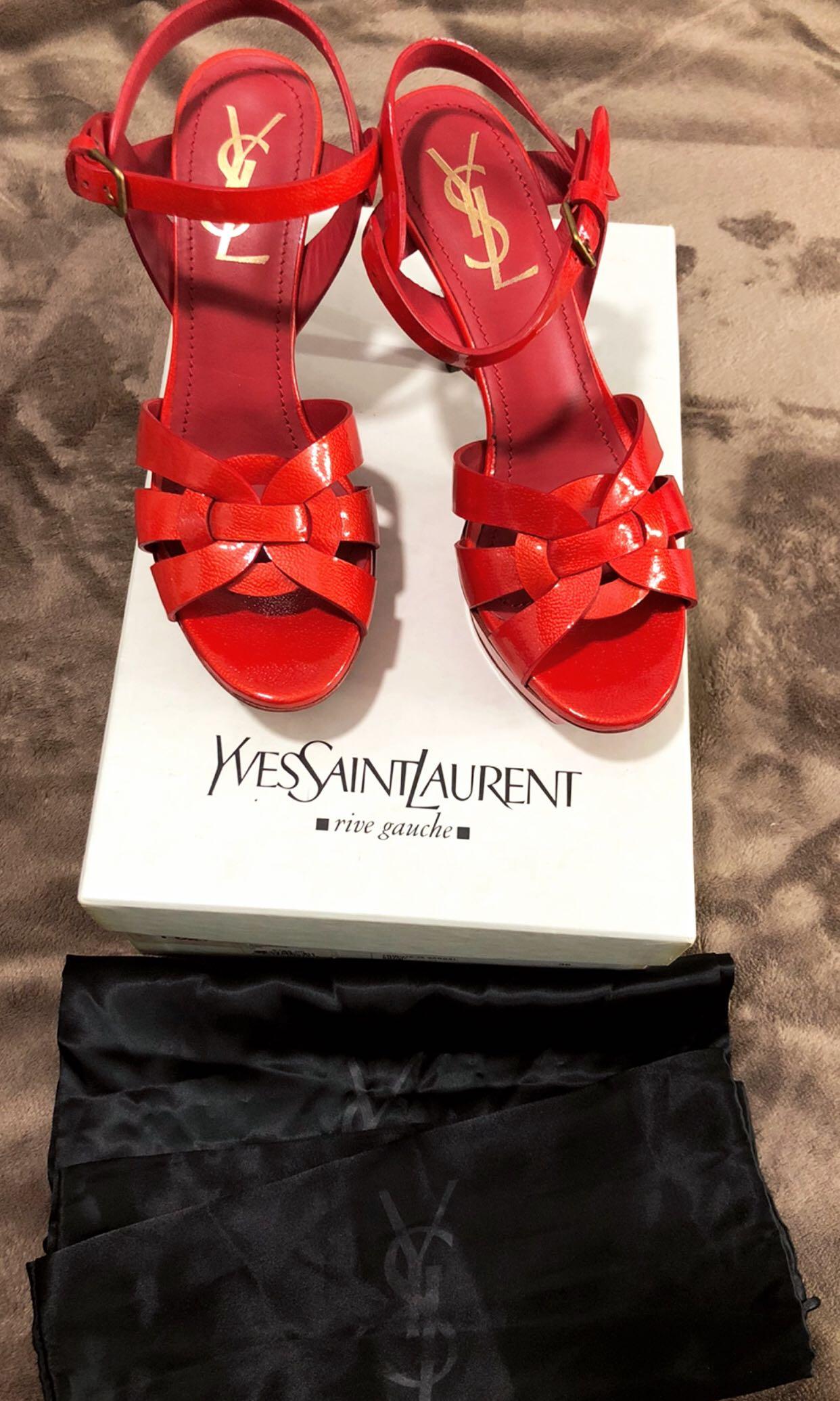 YSL Tribute red size