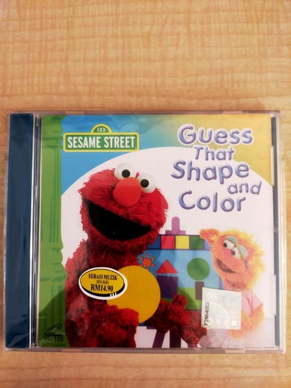 123 Sesame Street Guess That Shape And Color VCD American Educational