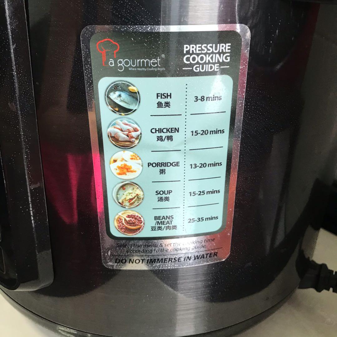 6L La Gourmet Pressure Cooker with all the accessory set , TV & Home