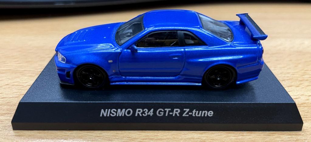 京商kyosho 1 64 Nissan R34 Gtr Z Tune 藍色 玩具 遊戲類 玩具 Carousell