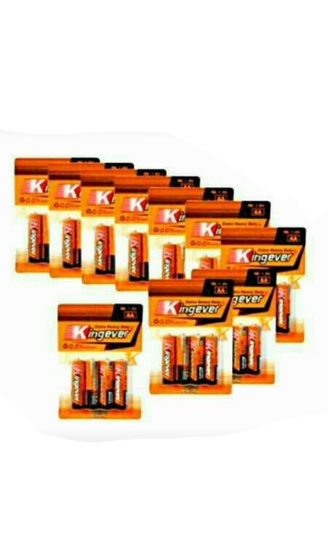 AA Carbon Battery (Category: Chargers) located in Manila. Submitted by virtualtindahanipaul (Listing ID 1052700509, Image 3). Description: 1 box of AA Carbon Battery 4 pcs. x 10 pack = 40 pcs. great to use on toys , remotes, digital clock n other electronic devices. #battery #power #AA #electronics #toys #carbon #kingever.