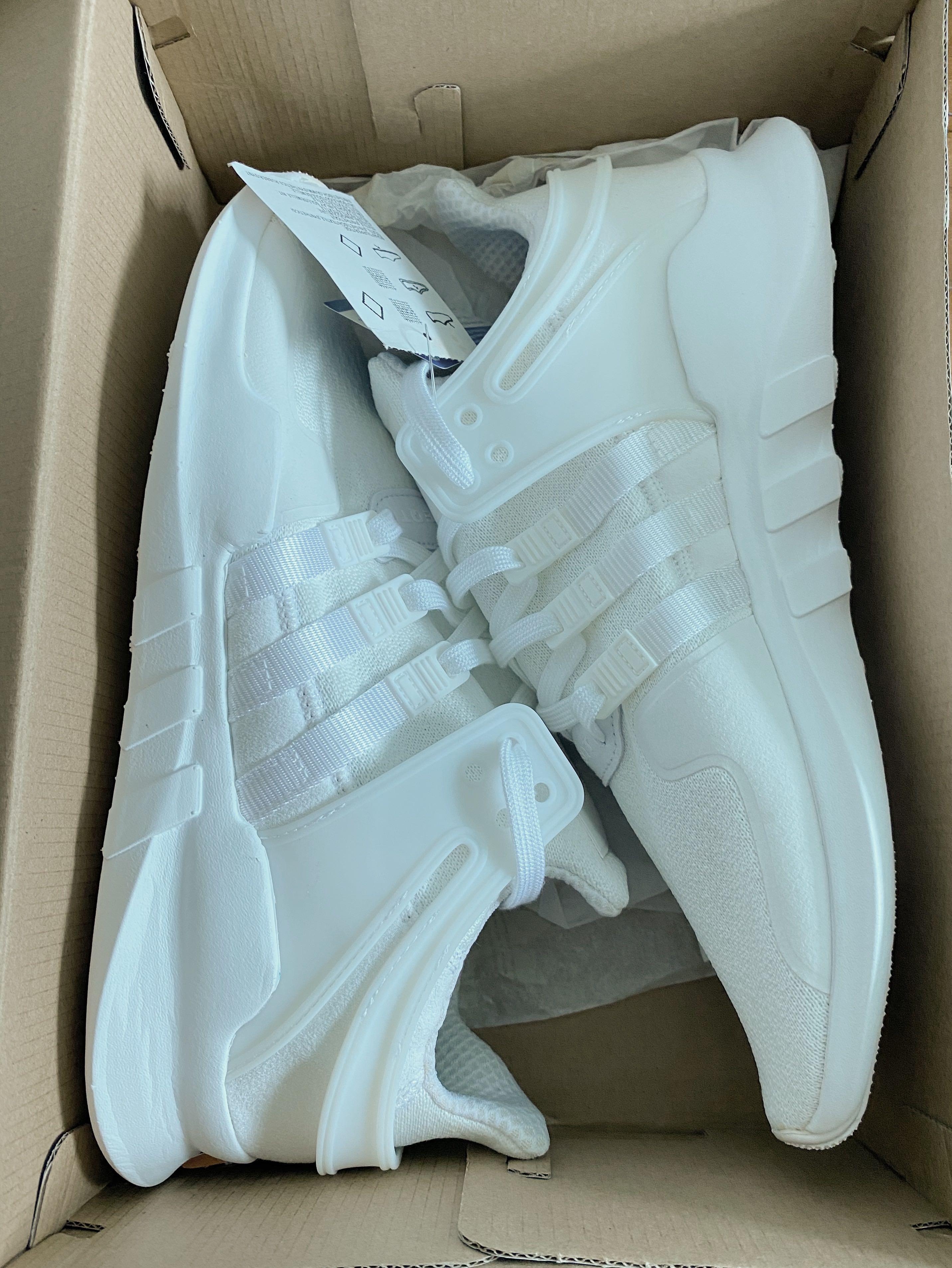 adidas eqt support adv triple white