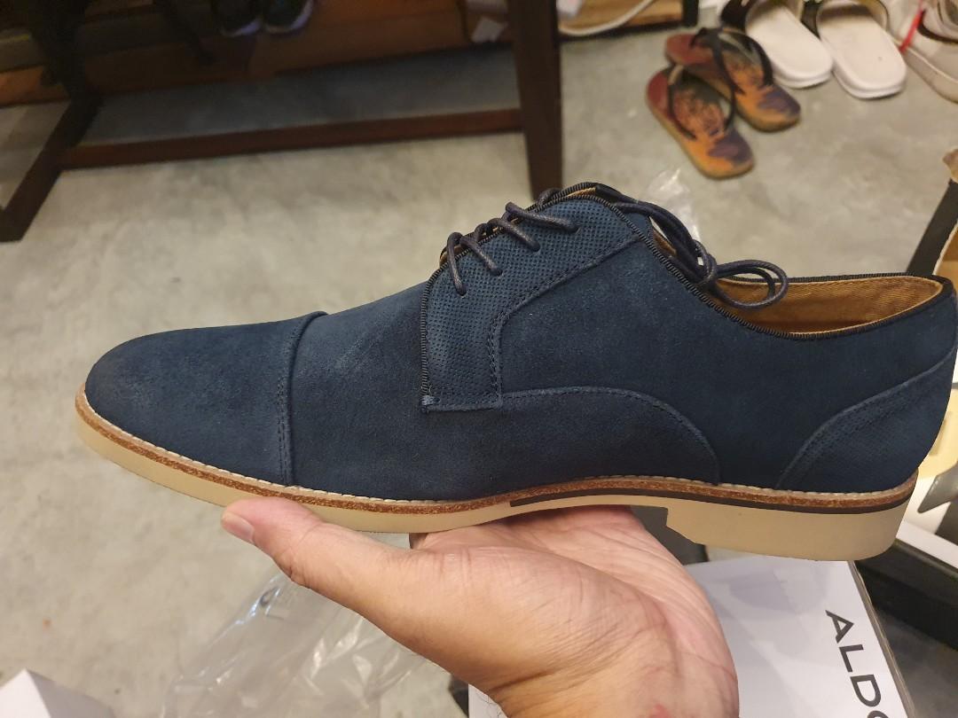 Aldo blue suede shoes new arrivals