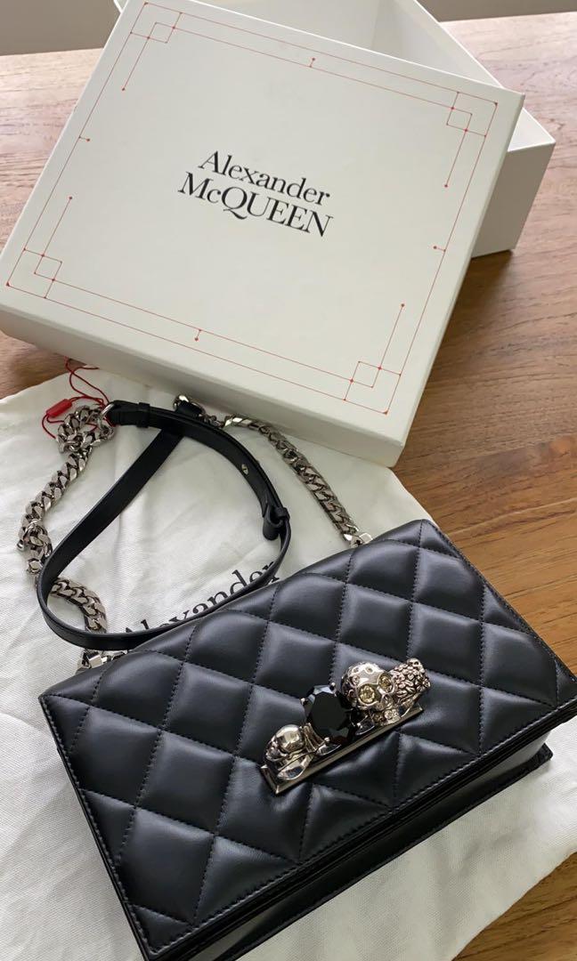 Alexander mcqueen shop jewelled satchel