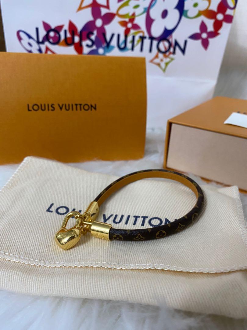 LOUIS VUITTON Monogram Crazy In Lock Bracelet 17 536843