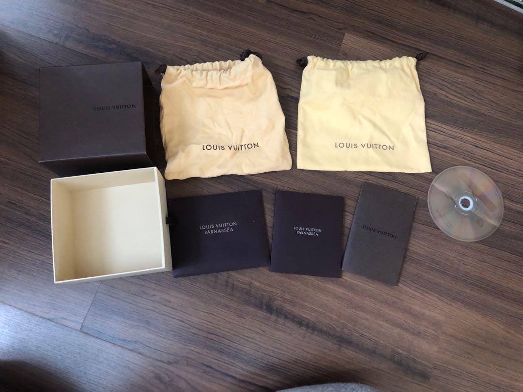 Louis Vuitton Box Set Authentic Dustbag Paperbag Gift Card