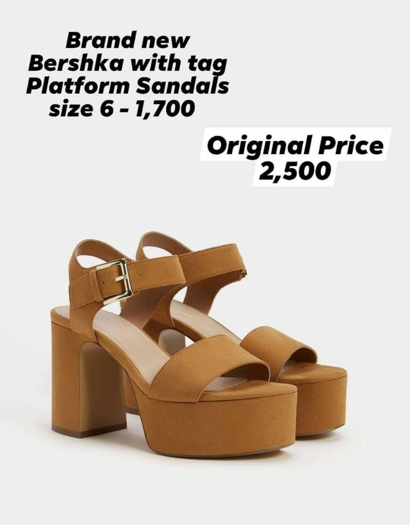 bershka platform sandals