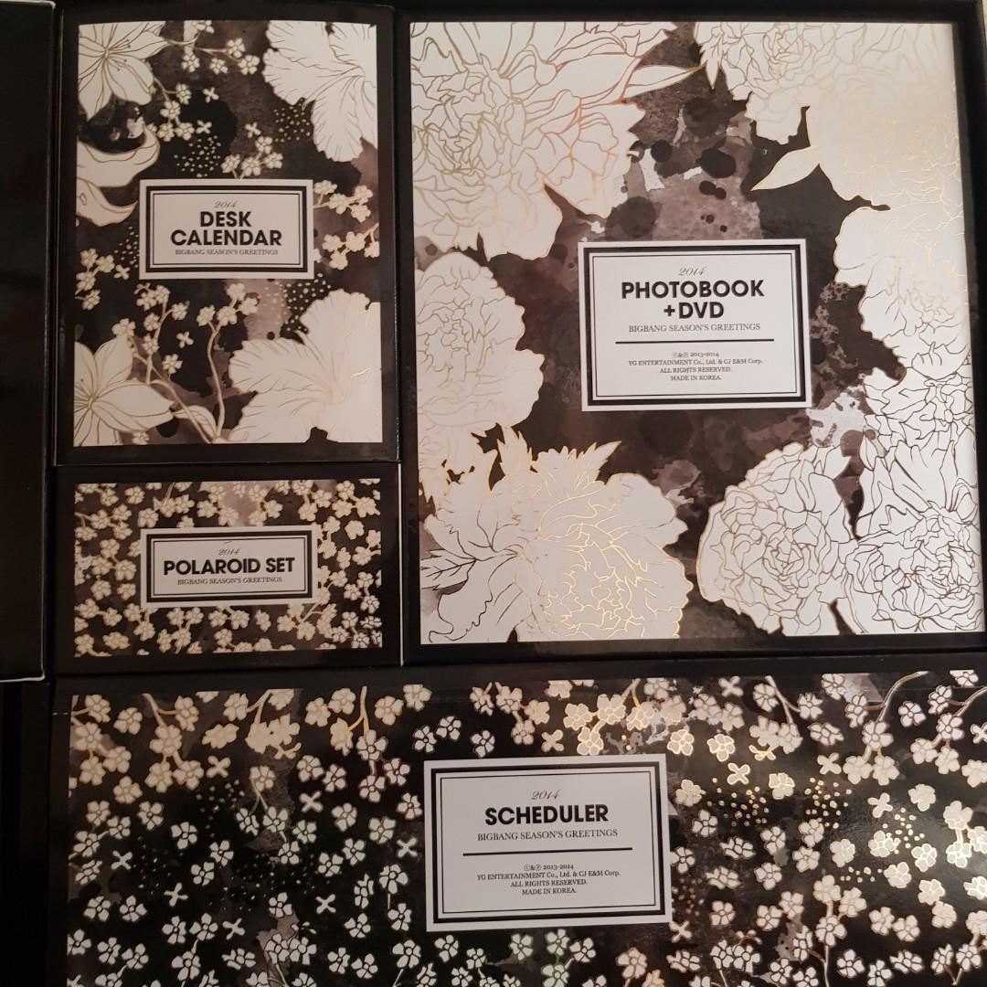 BIGBANG SEASONS greeting 2014 直筆TOP BIGBANG SEASONS greeting 2014 直筆TOP BIGBANG SEASONS greeting