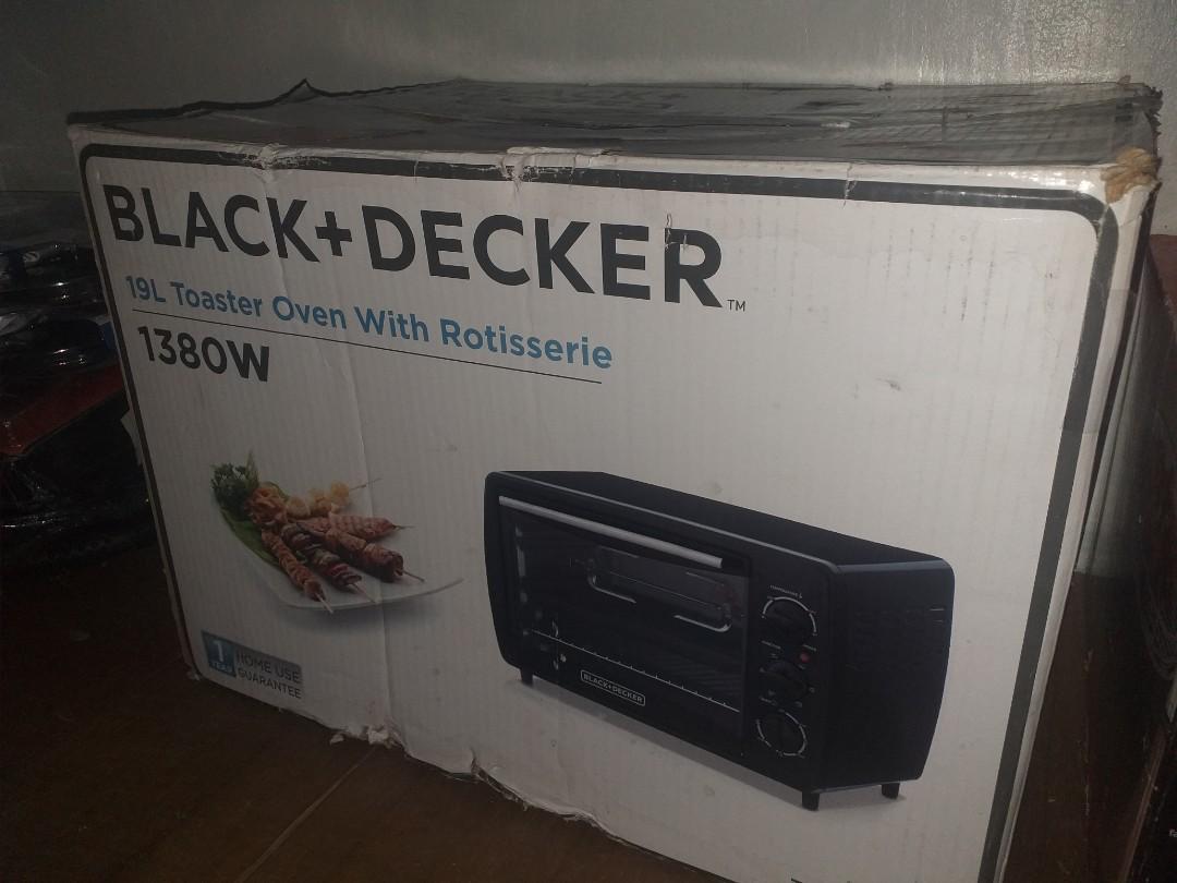 Black & Decker Oven 19L 1380W - Black