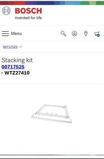Bosch Original Stacking Kit for Washer Dryer