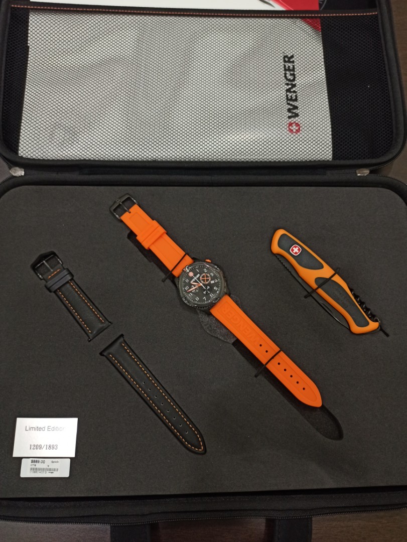 Brand new Limited Edition Wenger Squadron Rescue Chronograph Swiss