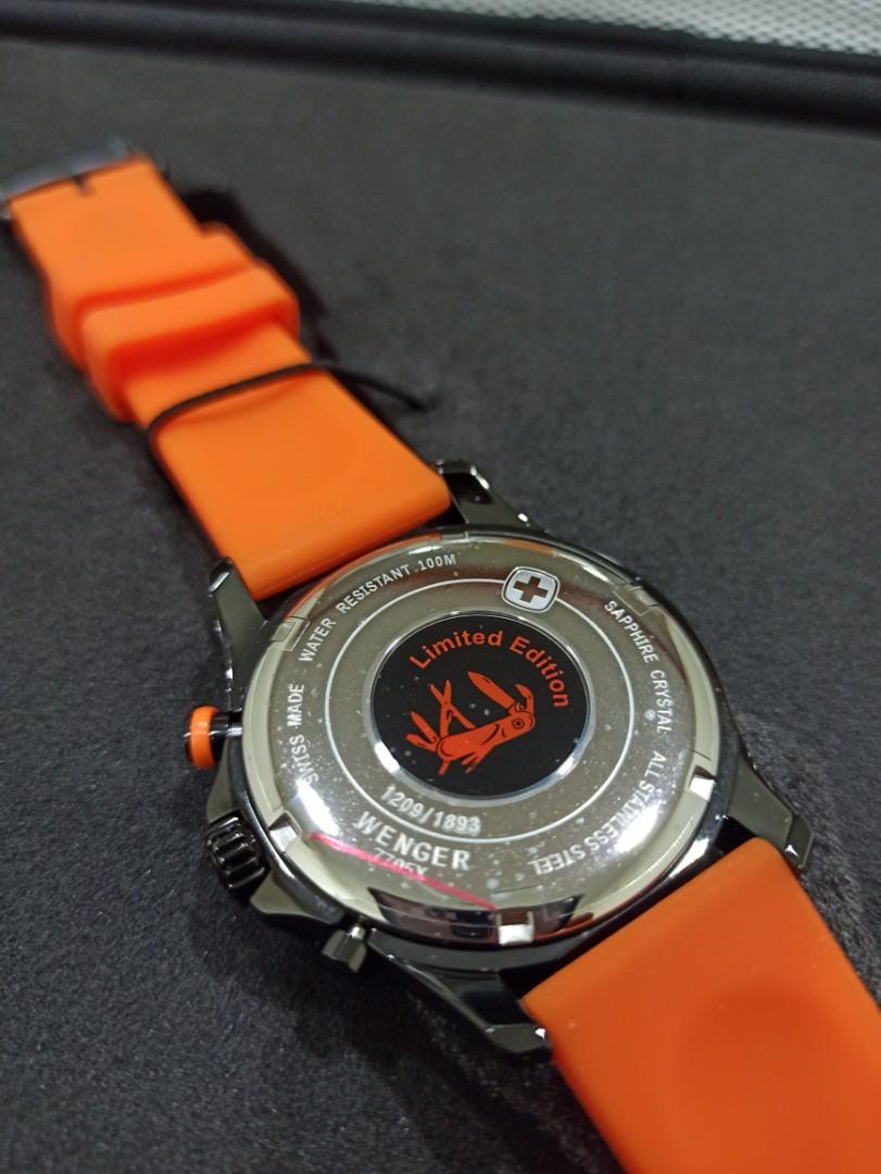 Brand new Limited Edition Wenger Squadron Rescue Chronograph Swiss Made Watch