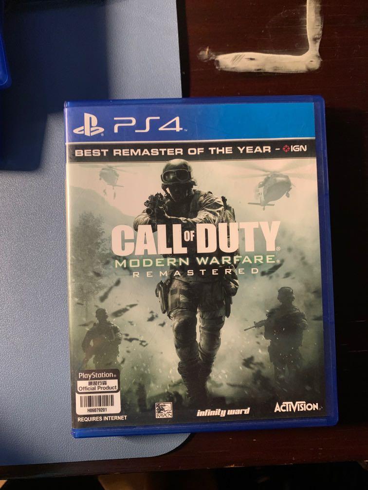 Call of duty modern warfare remastered ps4, Video Gaming, Video Games ...