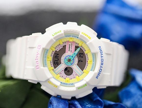 Casio Baby-G Decora Style Analog Digital Sport Watch BA-110TM-7A Ladies  Lady Watch