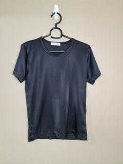 CDG Basic Silk Black Shirt