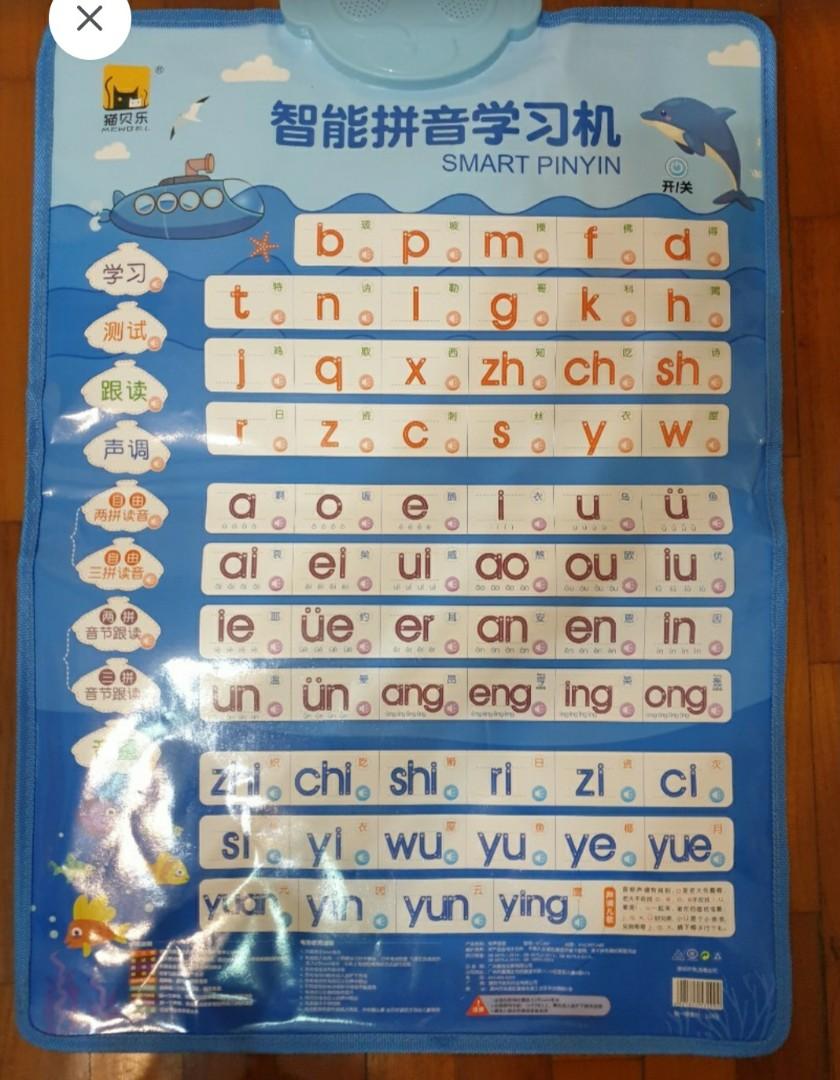 Chinese learning hanyu pinyin Wall chart with sound, Everything Else on