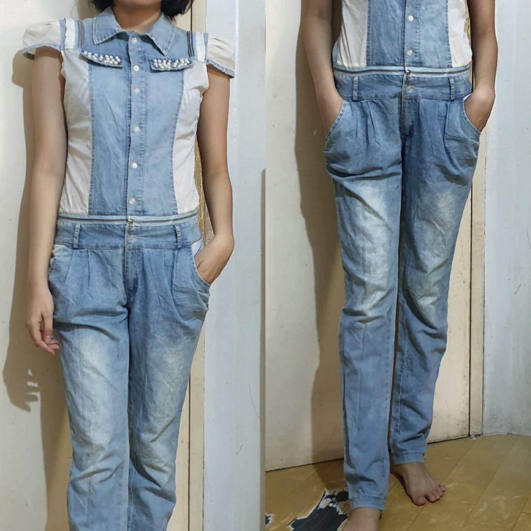 maong jumpsuit