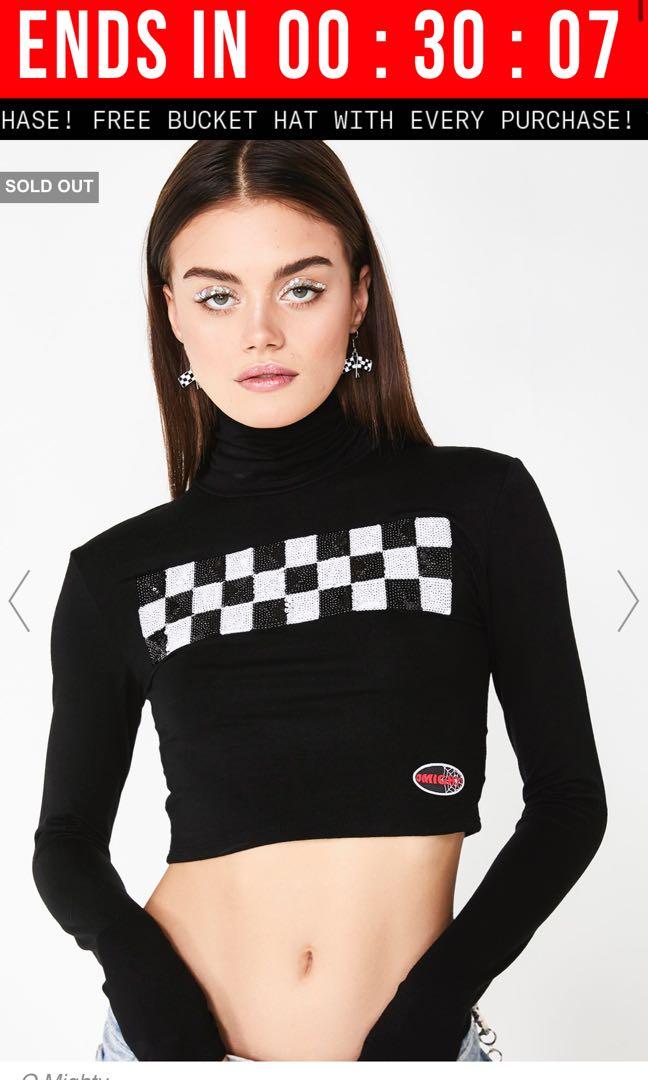 Checkerboard turtleneck online