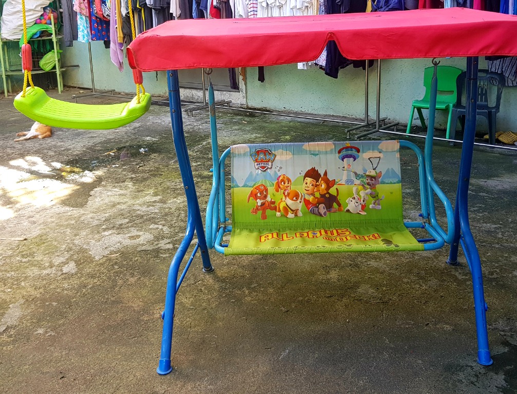 Double Seater Paw Patrol Swing Chair Single Swing with heavy duty rope