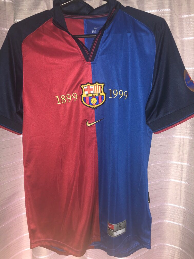 Fc Barcelona (Barca) 1999 Nike Vintage home kit/jersey, Men