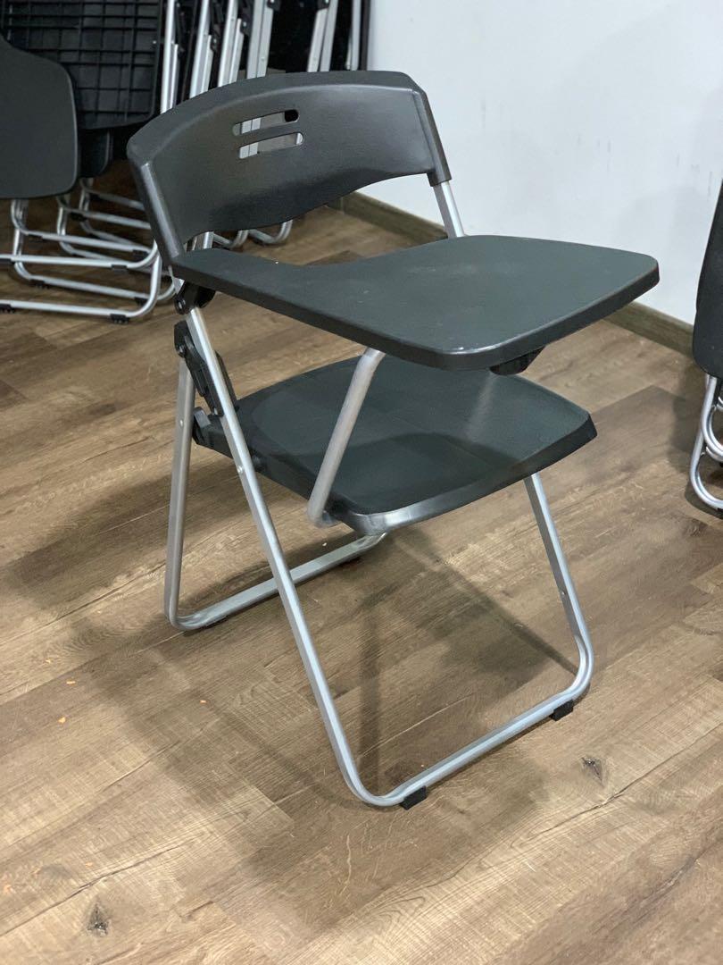 Foldable chair hotsell with side table