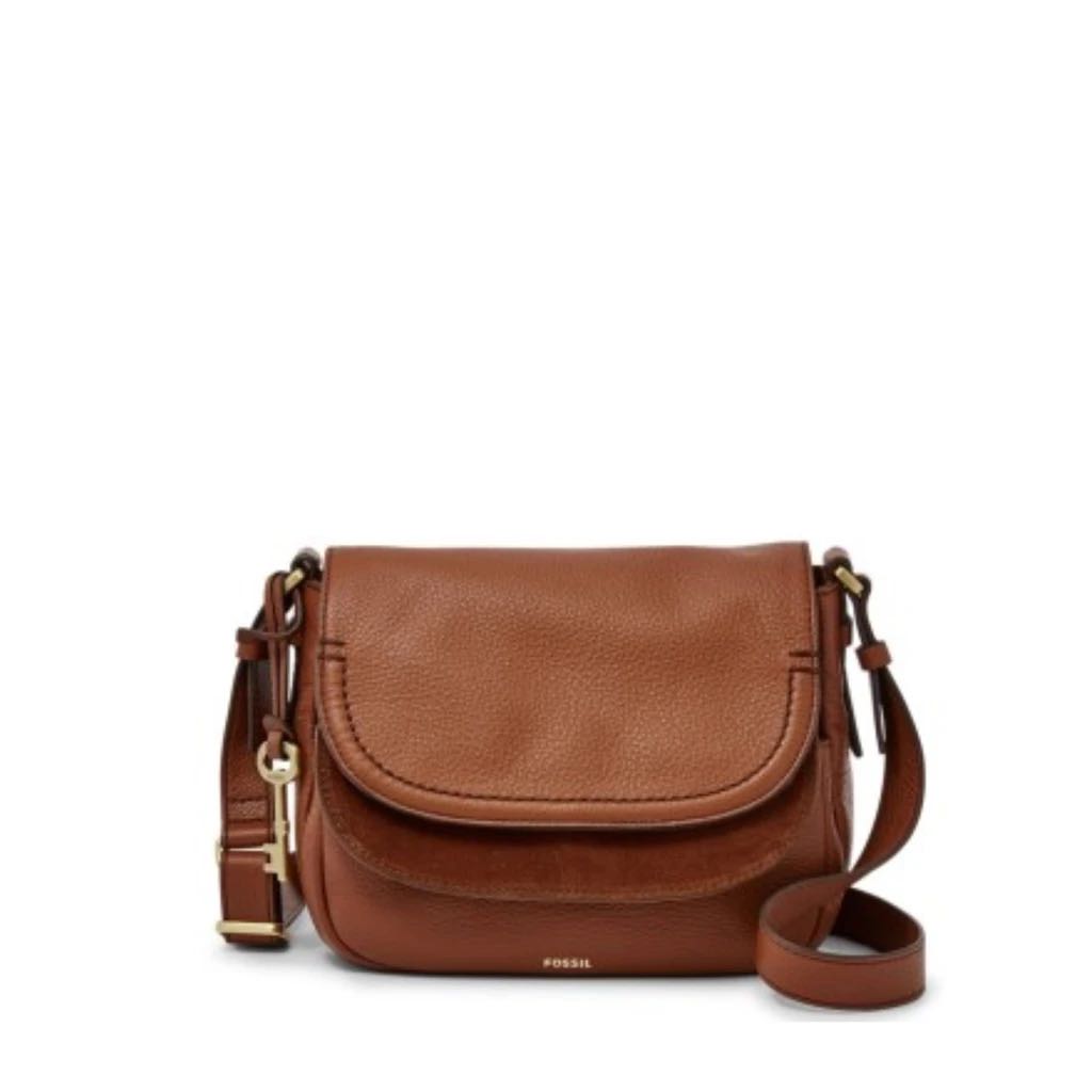 Fossil Peyton Small Brown Double Flap 
