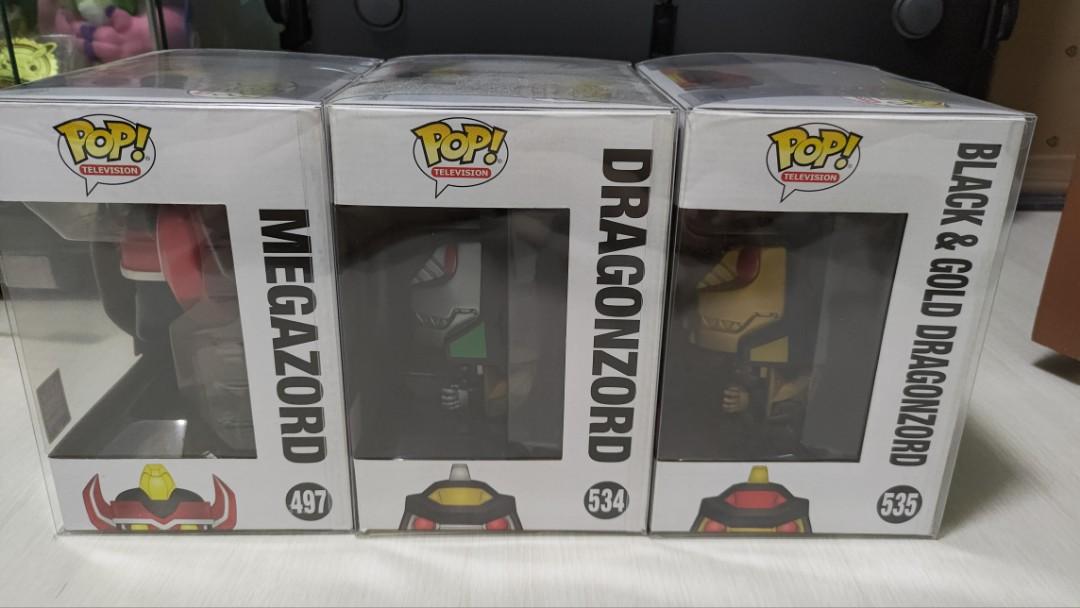 Funko Pop! Dragonzord – Power Rangers, édition Limitée Black & Gold, Exclusivité Convention